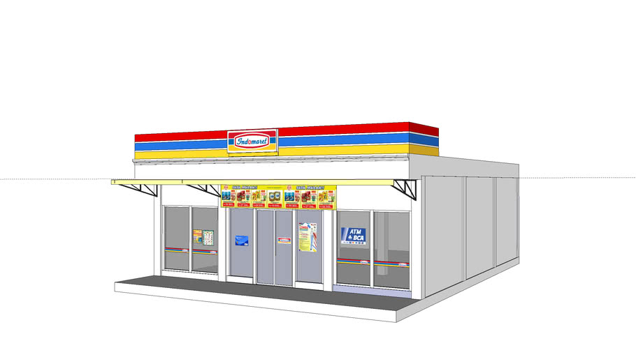 Desain Toko Indomaret - KibrisPDR