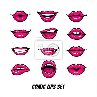 Lippen Comic - KibrisPDR