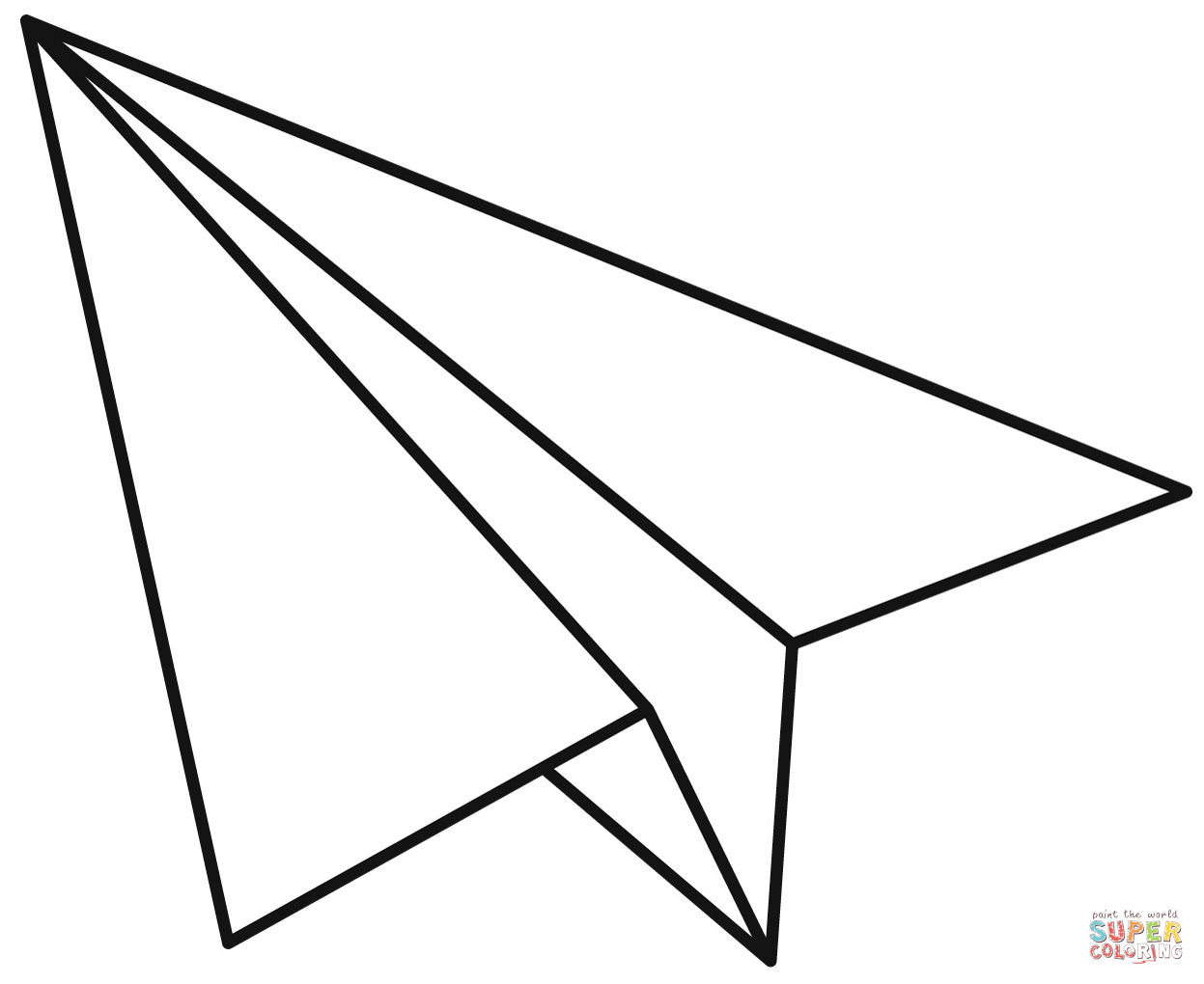 Detail Papierflieger Zeichnen Nomer 7