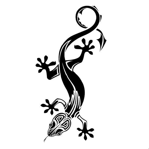 Detail Tattoo Eidechse Nomer 4