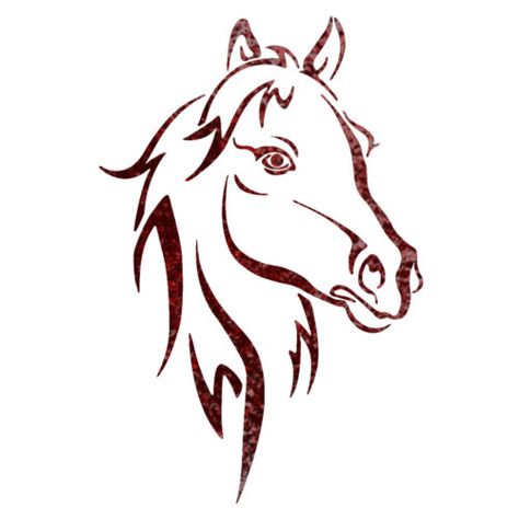 Detail Tattoo Pferd Silhouette Nomer 2
