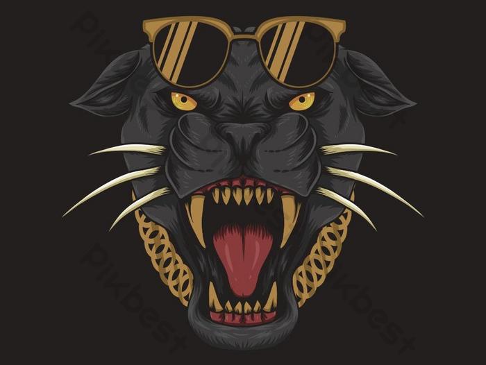 Detail Logo Panther Keren Nomer 38