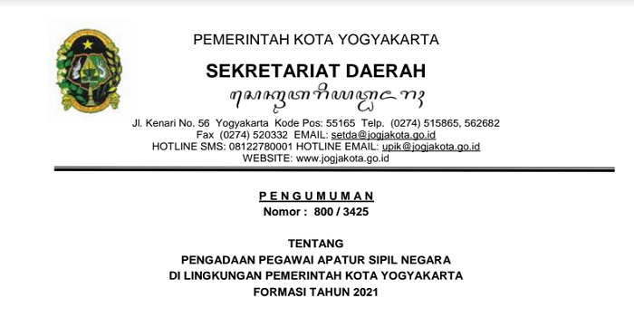Detail Logo Pemerintah Kota Yogyakarta Nomer 29