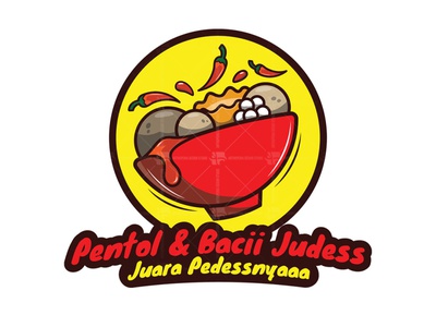 Detail Logo Pentol Pedas Nomer 3