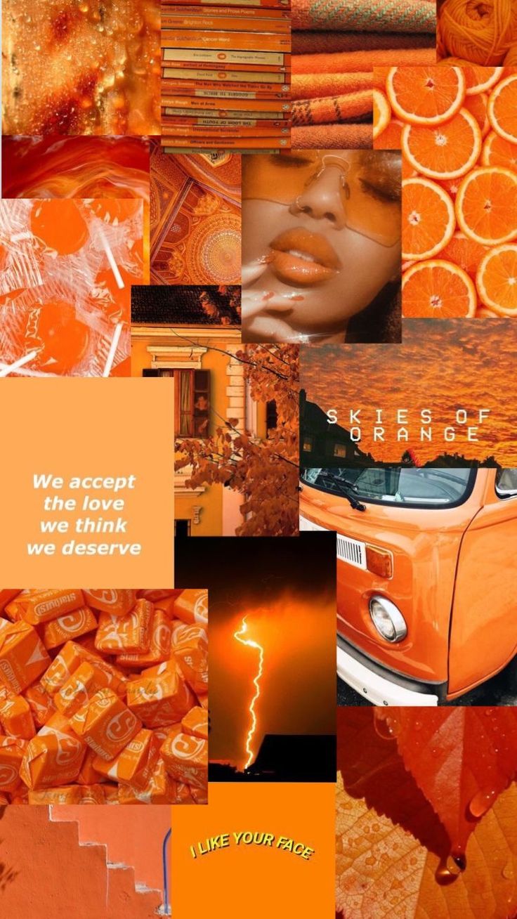 Detail Orange Background Tumblr Nomer 55