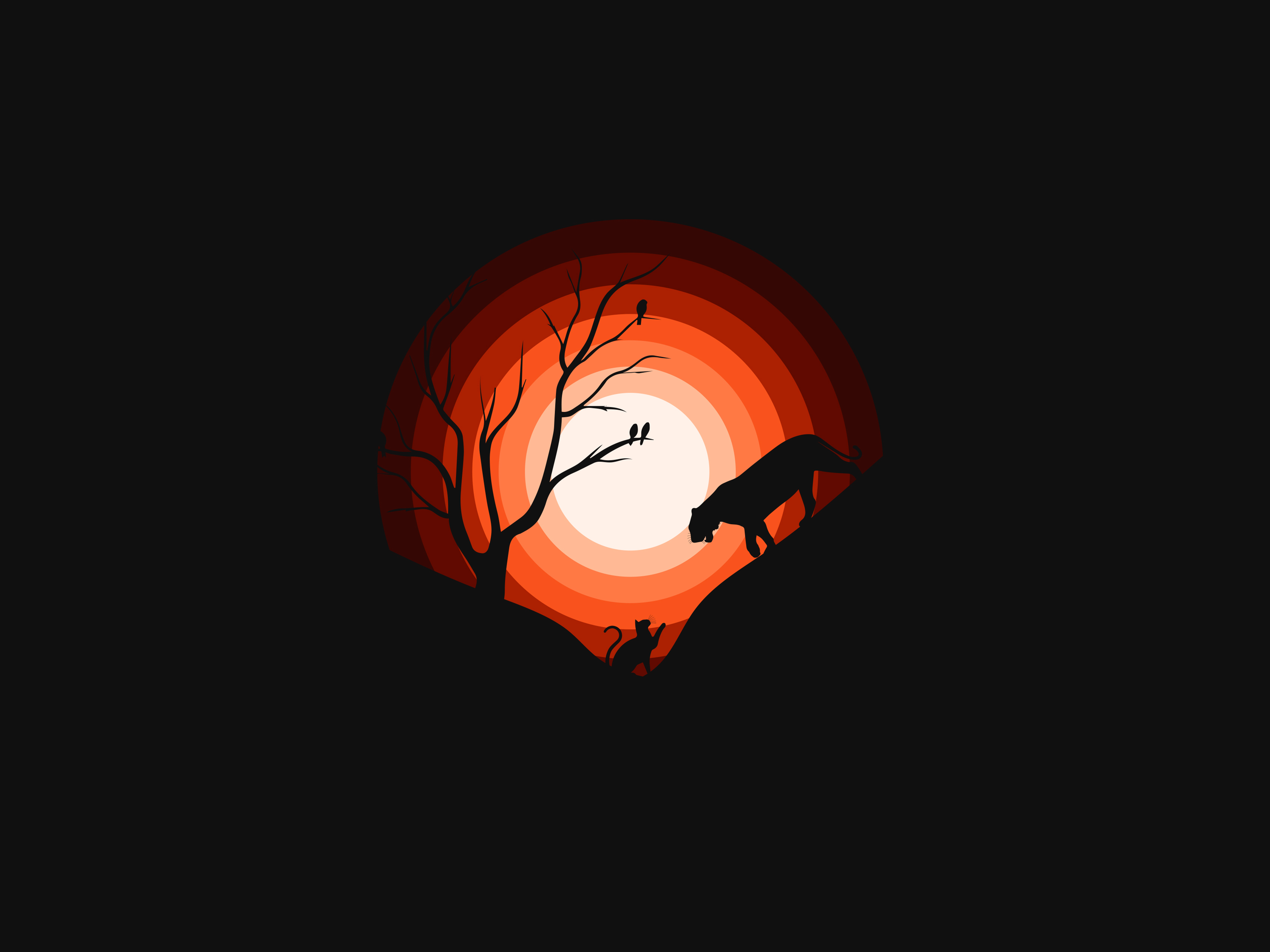 Detail Orange Black Background Nomer 25