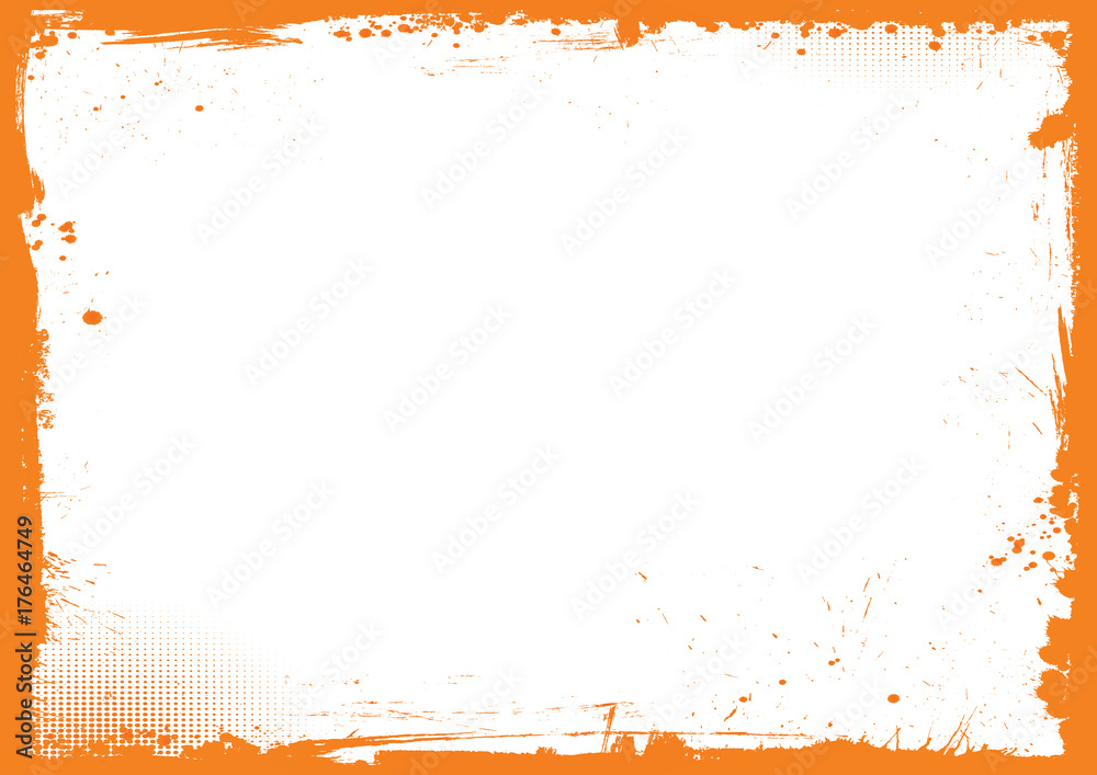 Detail Orange Border Nomer 12