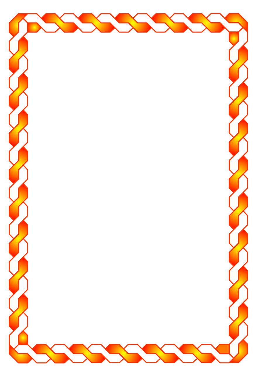 Detail Orange Border Nomer 18