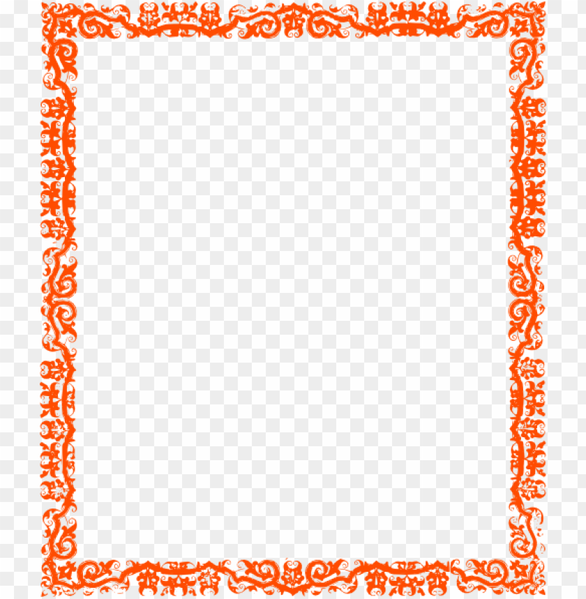 Detail Orange Border Nomer 46