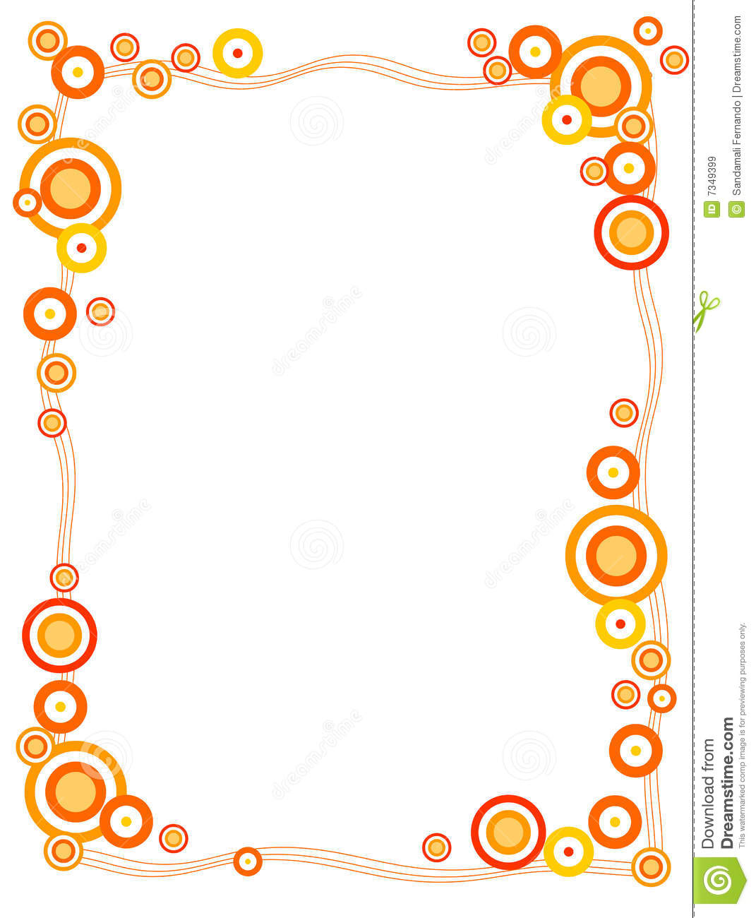 Detail Orange Border Nomer 8