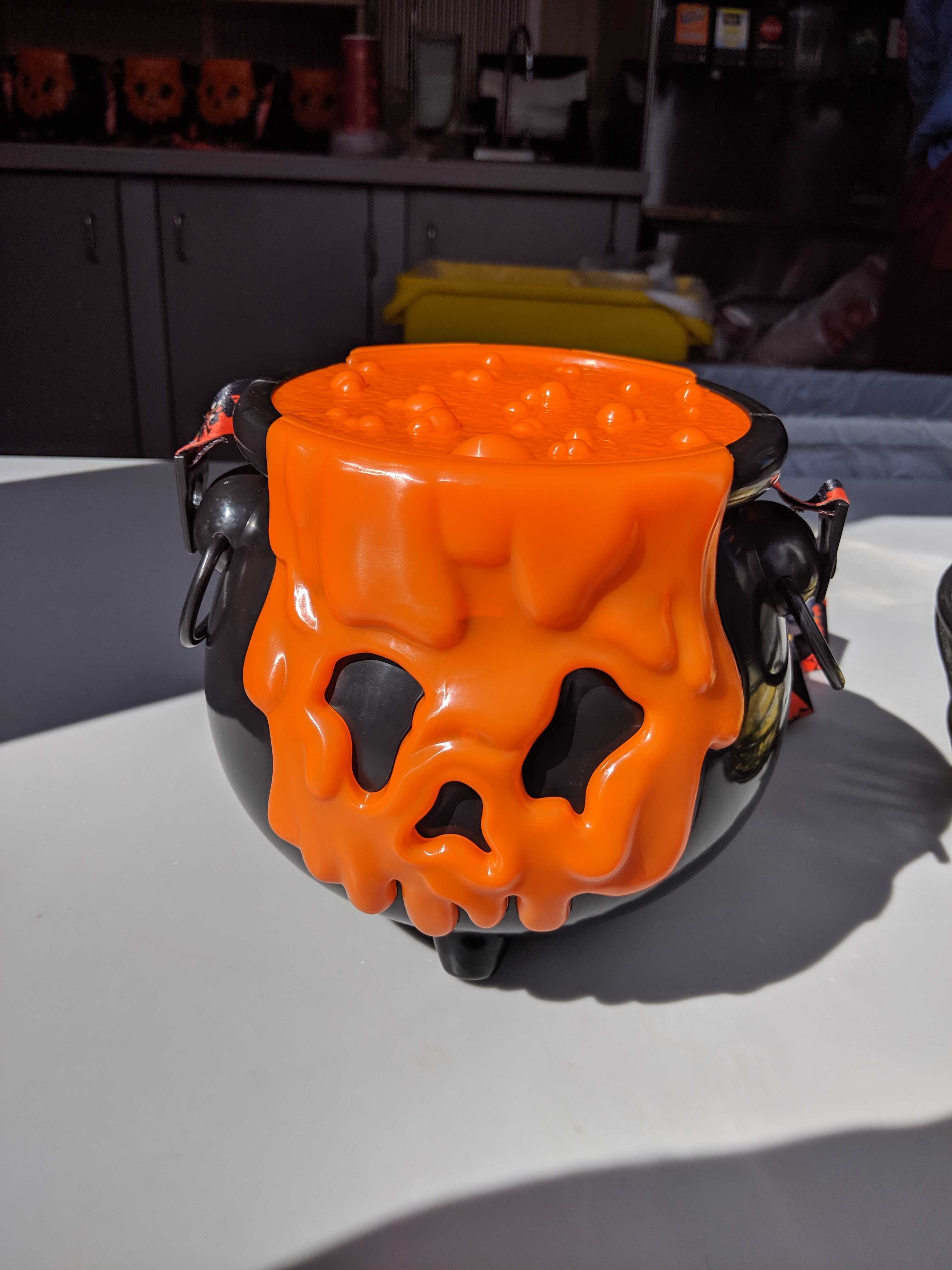 Orange Cauldron Popcorn Bucket - KibrisPDR