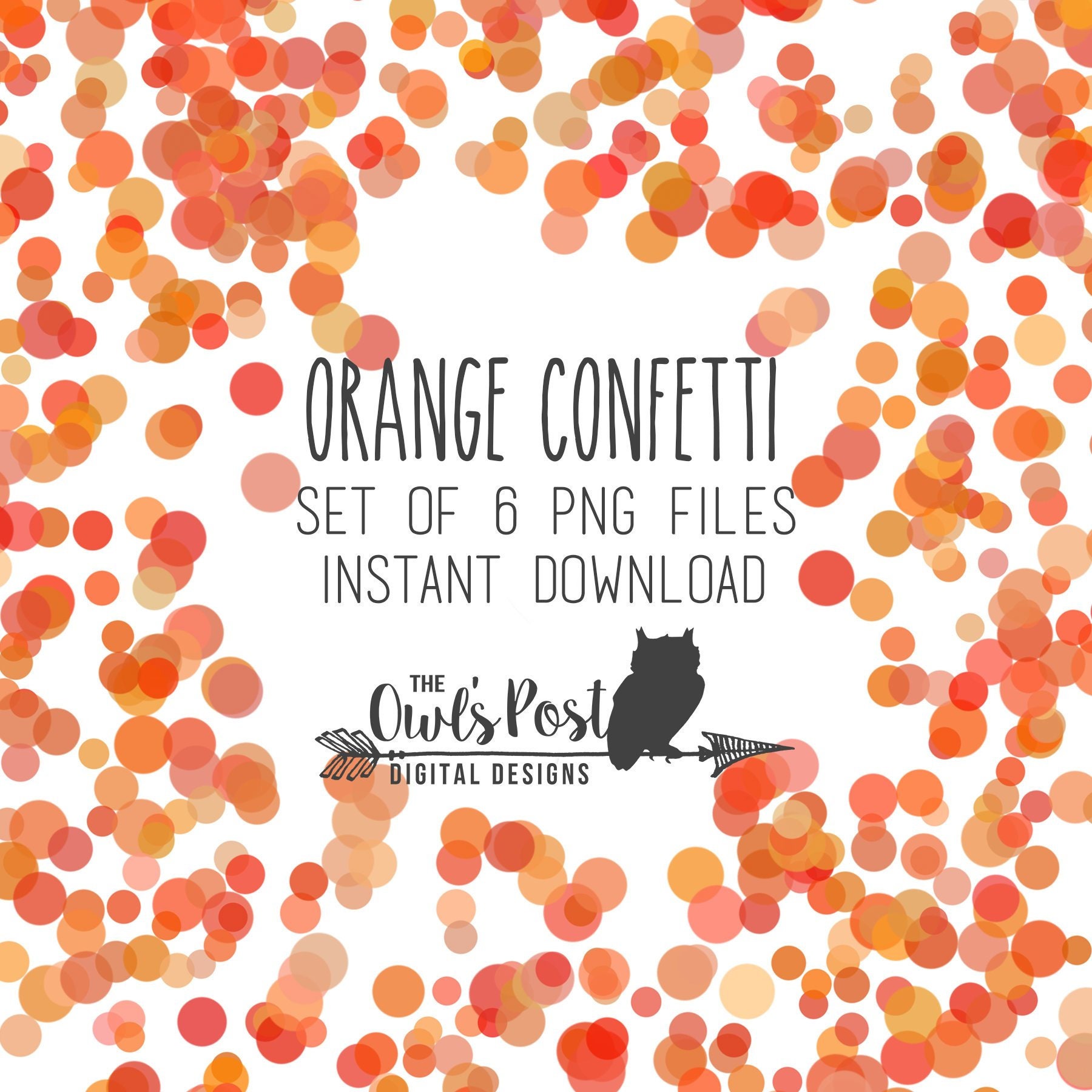 Detail Orange Confetti Png Nomer 55