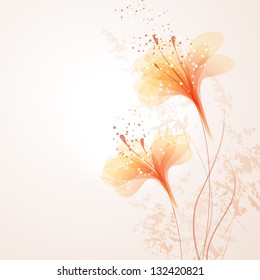 Detail Orange Flower Background Nomer 24