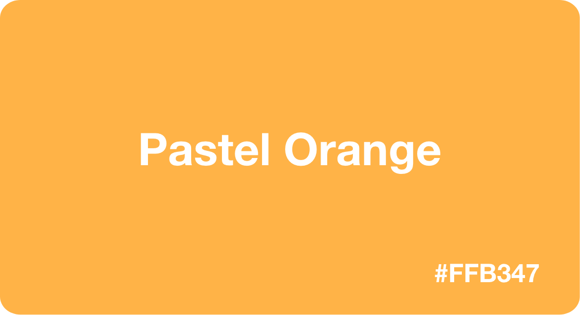 Detail Orange Pastel Color Nomer 9