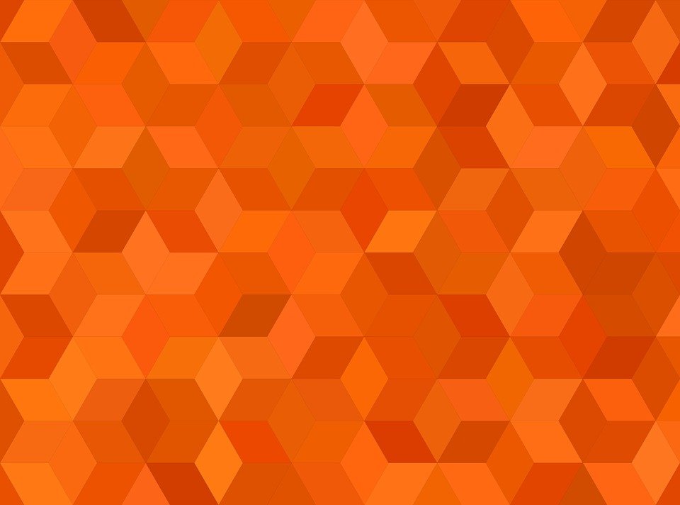 Orange Pattern Background - KibrisPDR