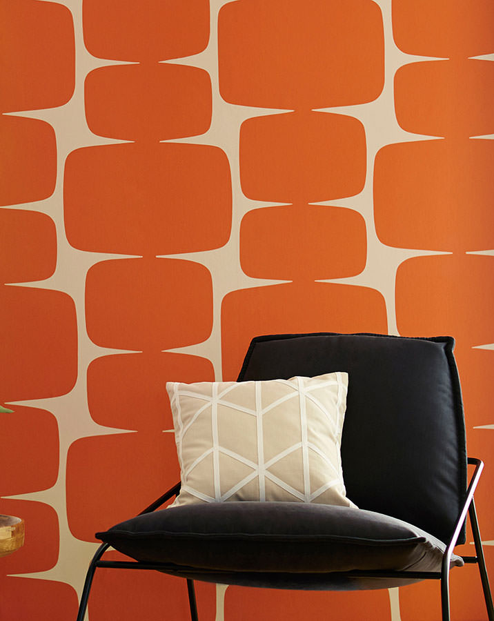 Detail Orange Pattern Wallpaper Nomer 20
