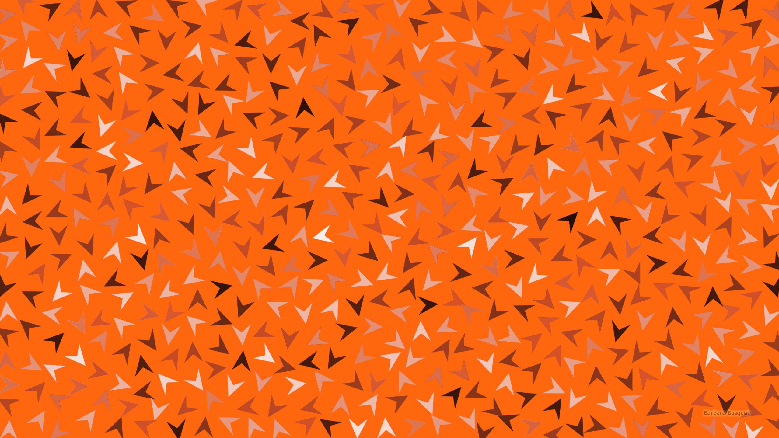Detail Orange Pattern Wallpaper Nomer 3