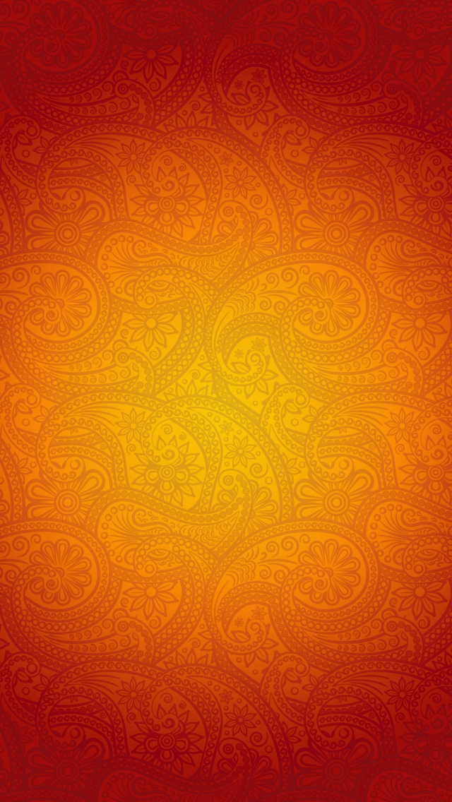 Detail Orange Pattern Wallpaper Nomer 22