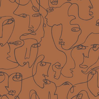 Detail Orange Pattern Wallpaper Nomer 37