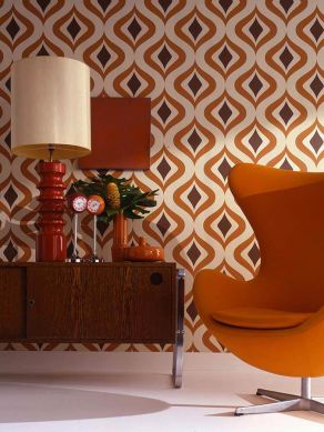 Detail Orange Pattern Wallpaper Nomer 53
