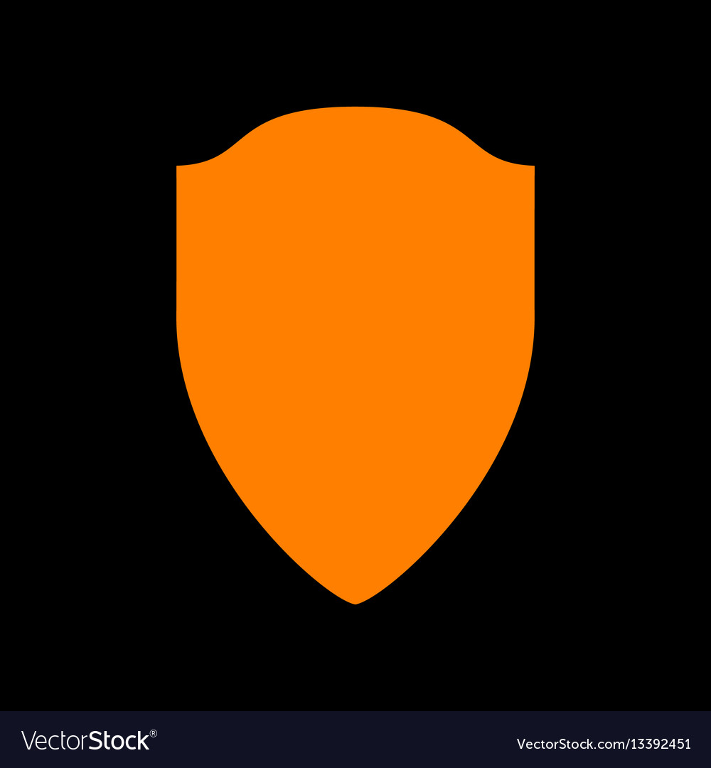 Detail Orange Shield Nomer 8