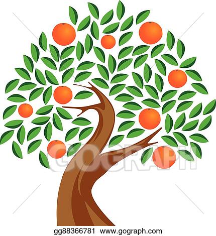 Detail Orange Tree Clipart Nomer 31