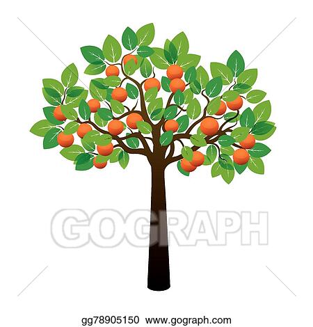 Detail Orange Tree Clipart Nomer 35