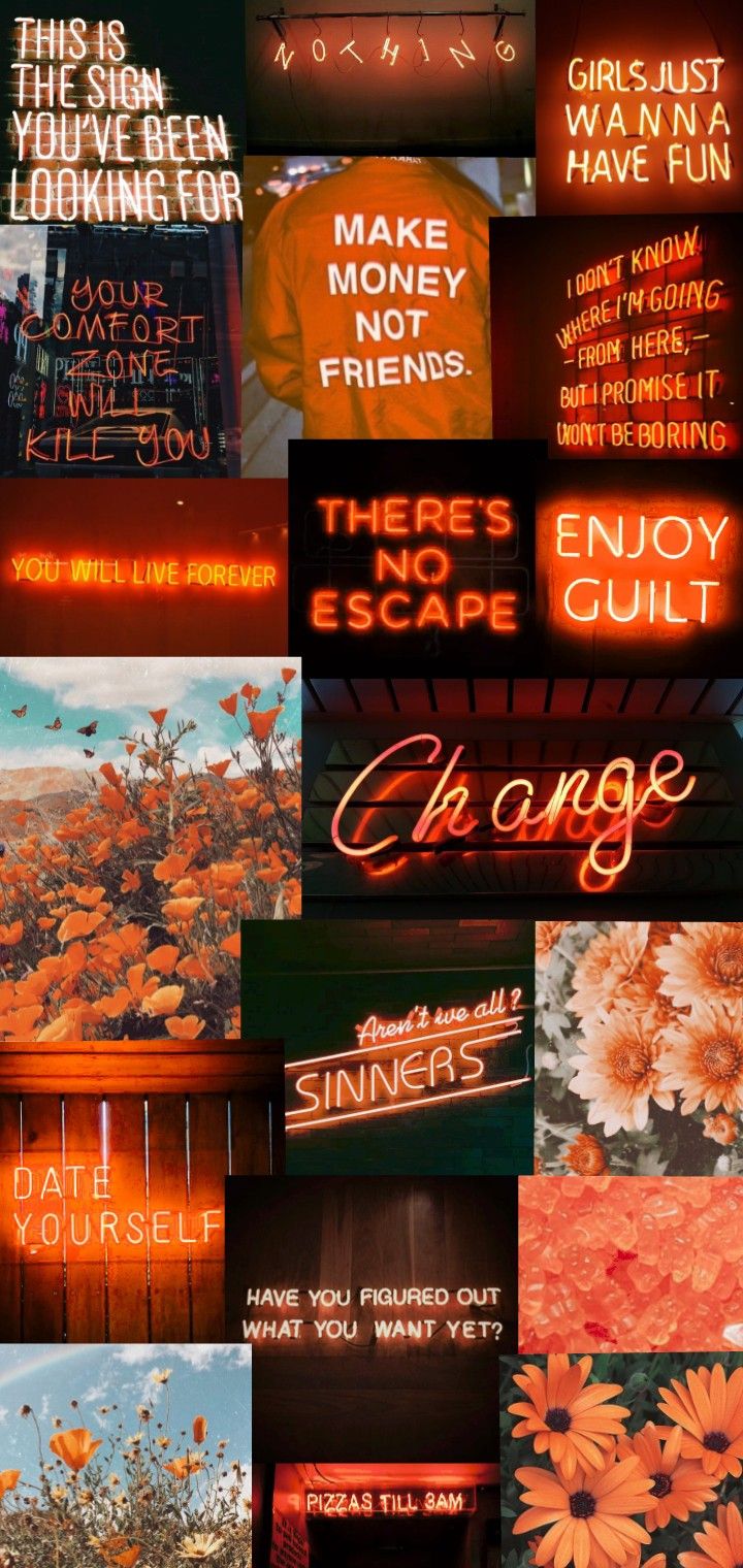 Detail Orange Wallpaper Tumblr Nomer 36