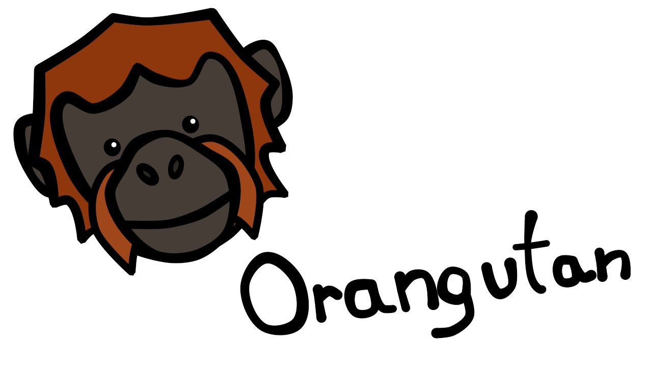 Detail Orangutan Drawings Nomer 18