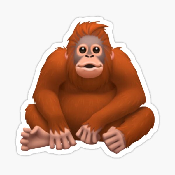 Orangutan Stickers - KibrisPDR