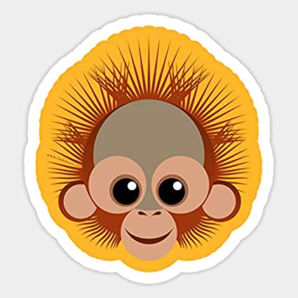 Detail Orangutan Stickers Nomer 10