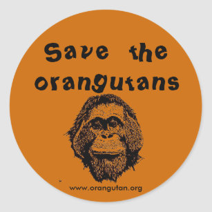 Detail Orangutan Stickers Nomer 36