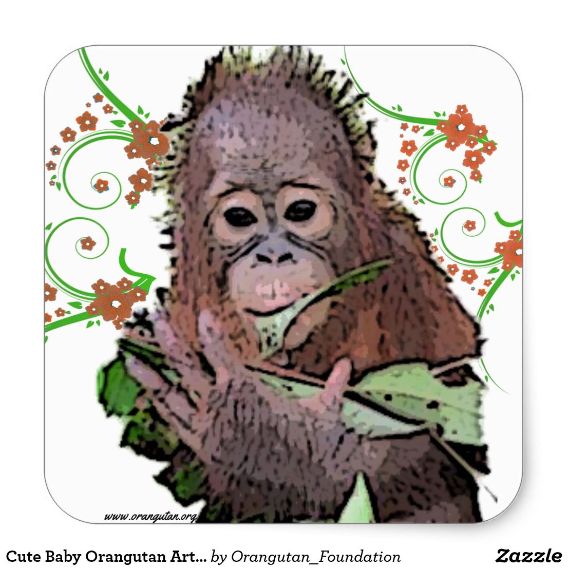 Detail Orangutan Stickers Nomer 40