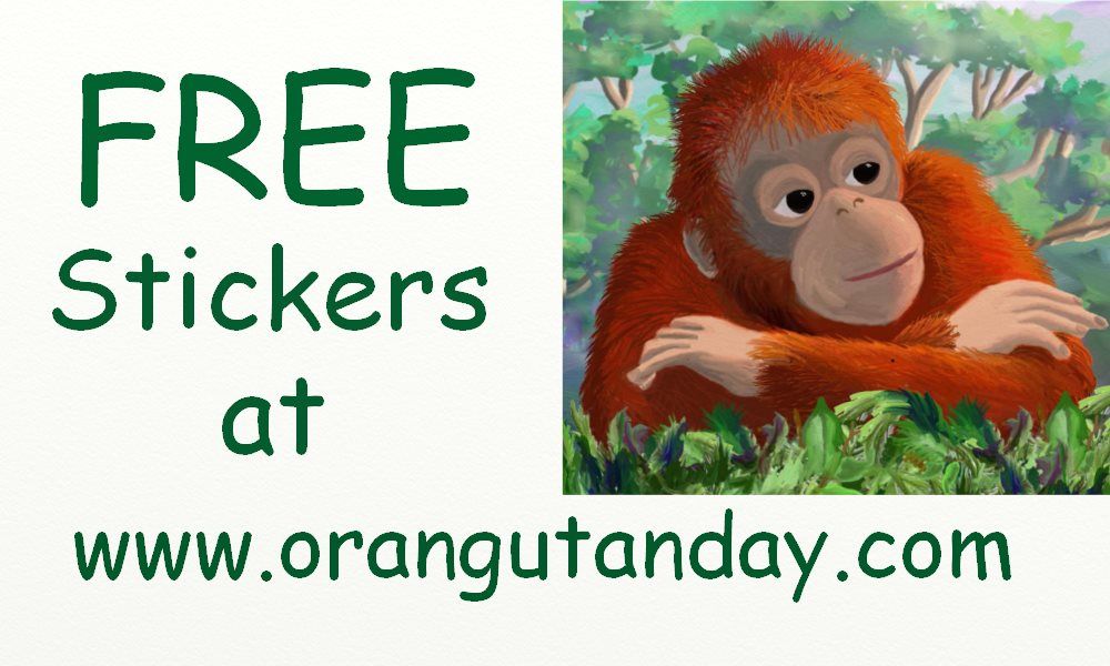 Detail Orangutan Stickers Nomer 43