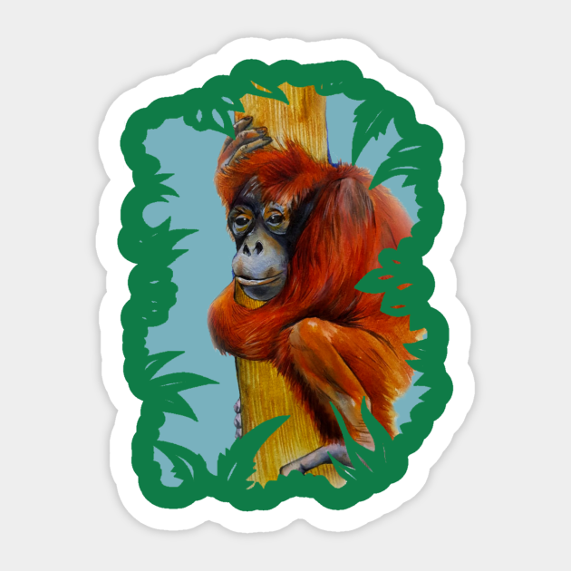 Detail Orangutan Stickers Nomer 47