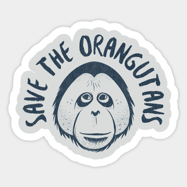 Detail Orangutan Stickers Nomer 50
