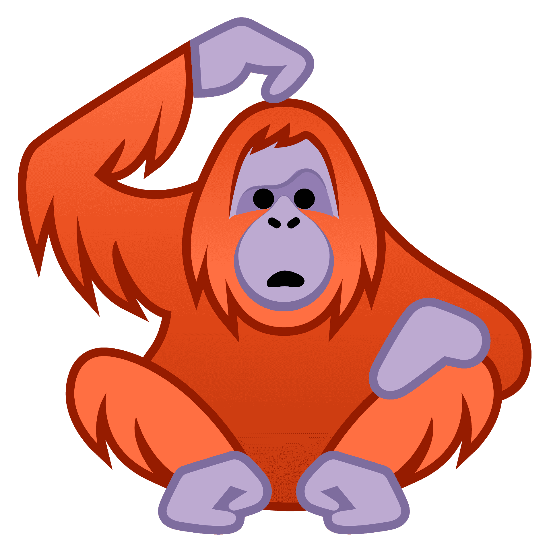 Detail Orangutans Clipart Nomer 14