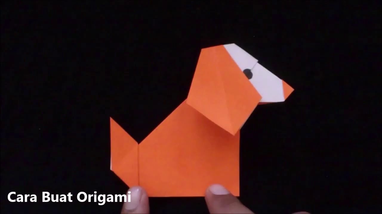 Detail Origami Anjing Nomer 2