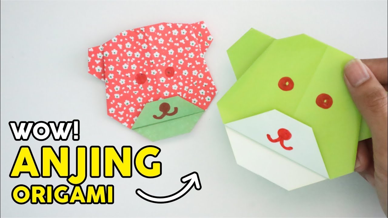 Detail Origami Anjing Nomer 10