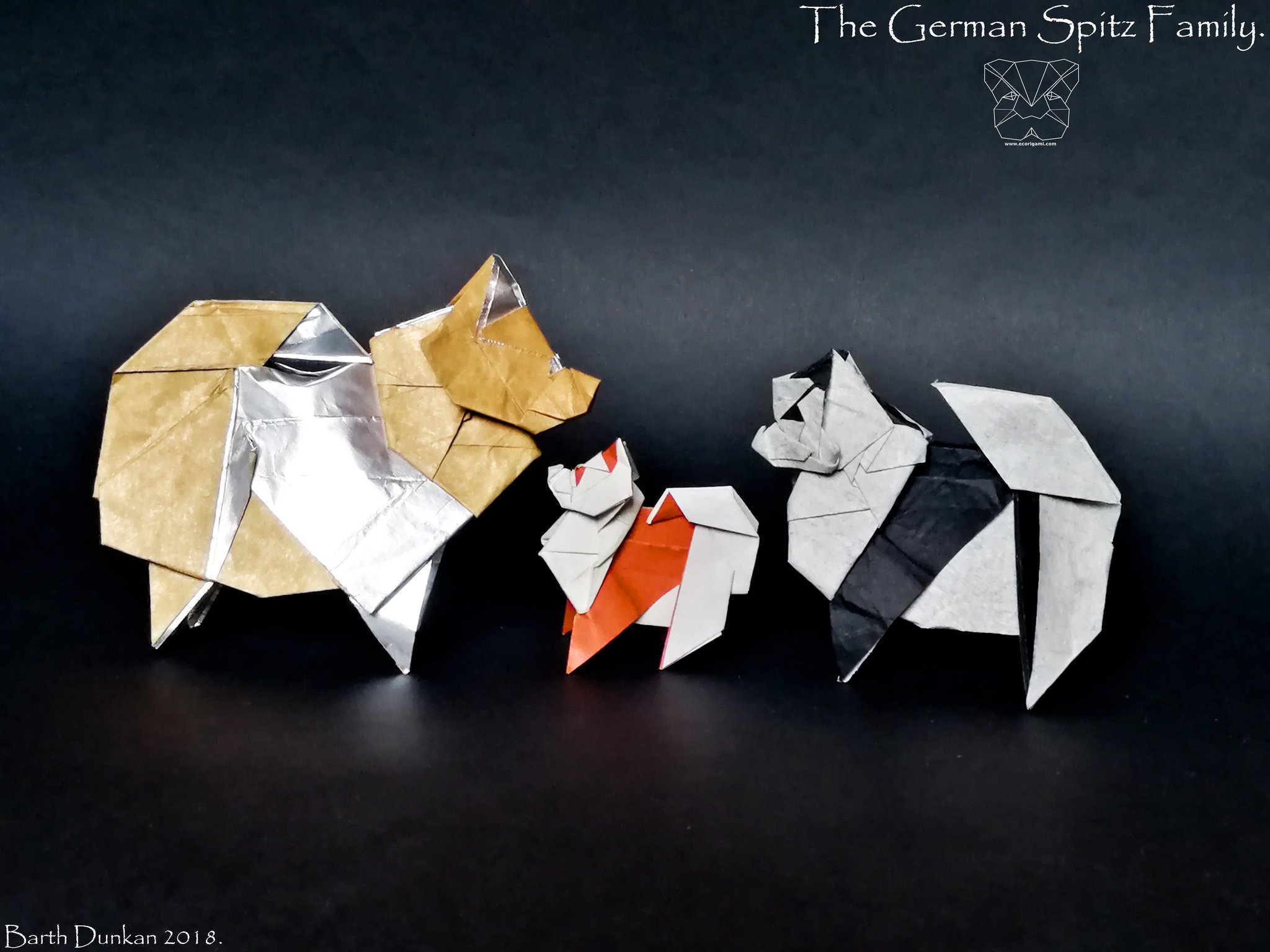 Detail Origami Anjing Nomer 39
