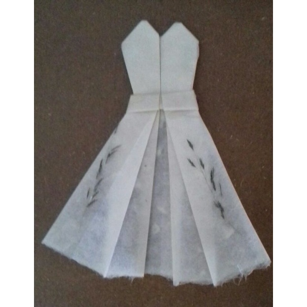 Detail Origami Baju Pengantin Nomer 18