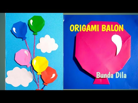 Detail Origami Balon Nomer 12