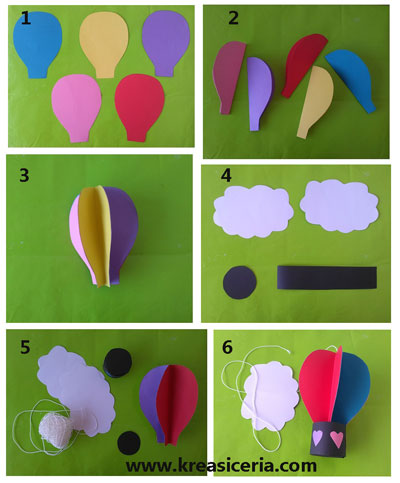 Detail Origami Balon Udara Nomer 7