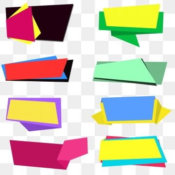 Detail Origami Banner Vector Png Nomer 45