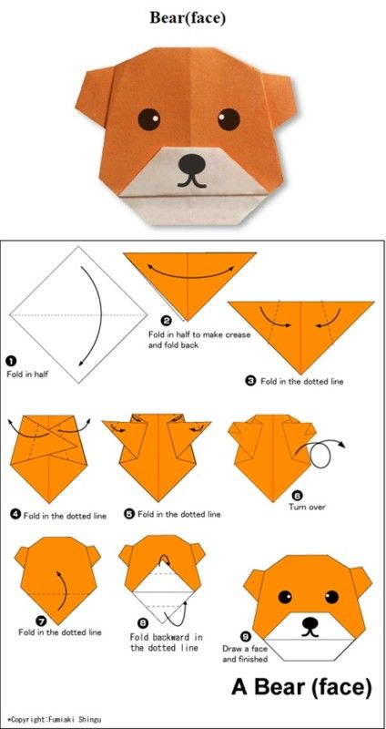 Detail Origami Binatang Mudah Nomer 8