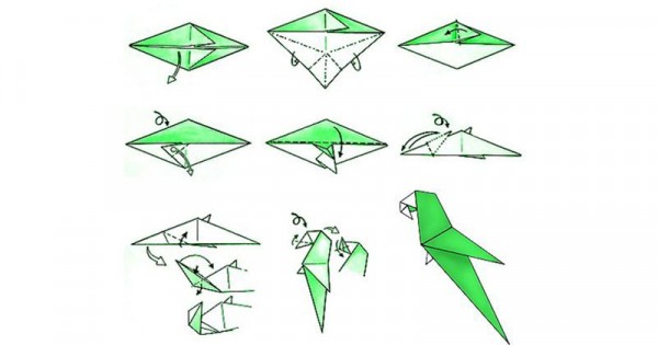 Detail Origami Burung Elang Nomer 21