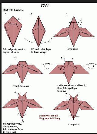 Detail Origami Burung Hantu Nomer 11