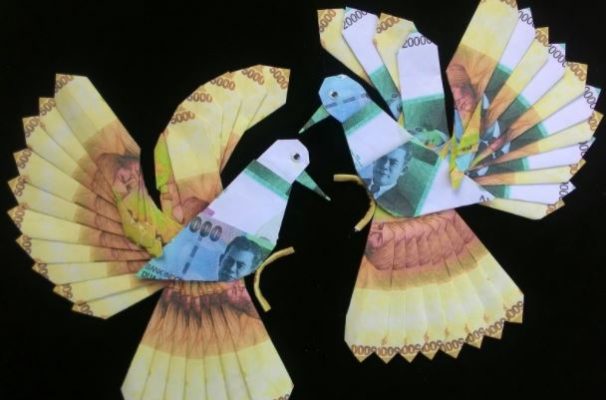 Detail Origami Dari Uang Nomer 8