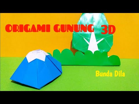 Detail Origami Gunung Meletus Nomer 3