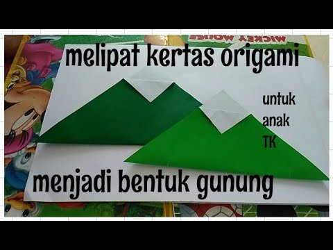 Detail Origami Gunung Meletus Nomer 4